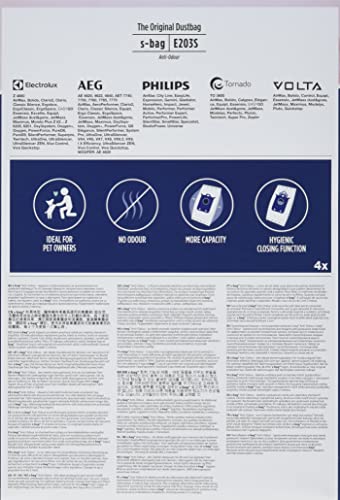Electrolux E203S Staubsaugerbeutel, Weiß