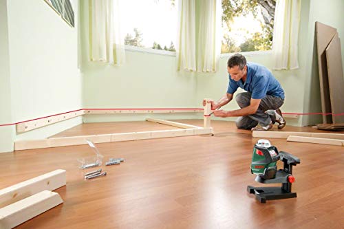 Bosch Kreuzlinienlaser PLL 360 Set (Stativ, 4x AA-Batterien, Schutzasche, Arbeitsbereich 20 m, Messgenauigkeit ± 0,4 mm/m)