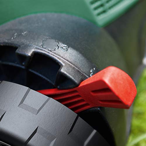 Bosch Elektro Vertikutierer UniversalVerticut 1100 (1.100 W, Arbeitsbreite: 32 cm, Fassungsvermögen der Fangbox: 50 l, im Karton), Neues Design | Klassisch grün