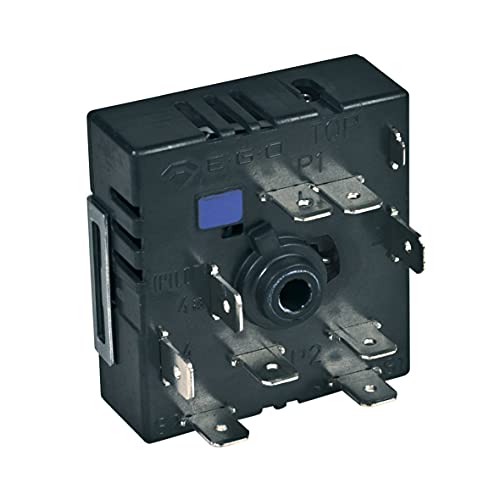 AEG Electrolux Zanker 140013340017 14001334001 ORIGINAL Kochplattenschalter Zweikreiskochplattenregler Kochstellenregler Drehwahlschalter EGO 50.85071.000 Zweikreis Herd Ofen Backofen