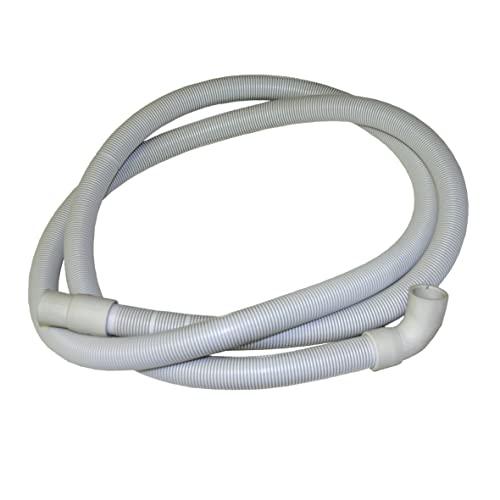 Ablaufschlauch Abpumpschlauch 2,2m Spülmaschine Geschirrspüler Electrolux AEG 1118270030 Endstück gewinkelt/gerade 22/19mm Durchmesser ersetzt 2 Formschläuche Juno Privileg Zanker Husqvarna