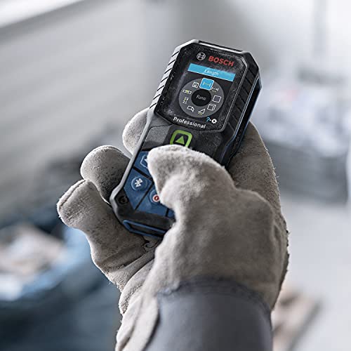 Bosch Professional Laser-Entfernungsmesser GLM 50-27 CG (grüner Laser, Reichweite: bis 50 m, robust, IP65, Bluetooth-Datenübertragung, 2 AA-Batterien, Schlaufe, Tasche)