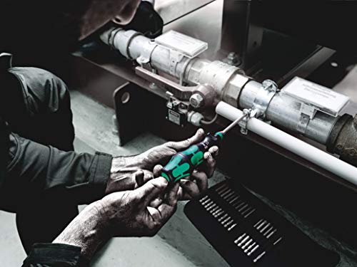 Wera '05057482001 Kraftform Kompakt Turbo 1 Getriebe-Schraubendreher-Satz, 19-teilig