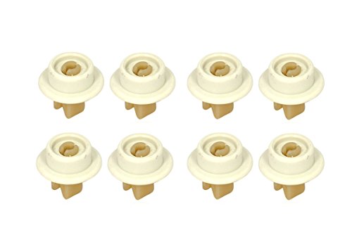 Zanussi 50279059005 Geschirrspülerzubehör/Geschirrkörbe MGD/AEG Electrolux Zanussi Blanco Geschirrspüler unteren Korb Rad Kit