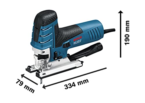 Bosch Professional Stichsäge GST 150 CE (780 Watt, Schnitttiefe Holz max: 150 mm, ohnne Schlauch, im Koffer)