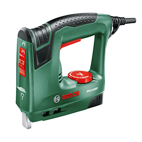 Bosch Elektrotacker PTK 14 EDT, 1000 Klammern, Karton (30 min-1 Schläge, Nägel: 14 mm, 1,1 kg)
