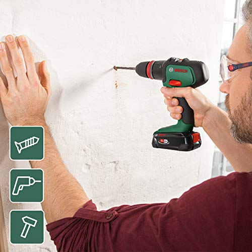 Bosch Schlagbohrschrauber AdvancedImpact 18 (1 Akku, 18 Volt System, mit Zubehörteilen, im Koffer)