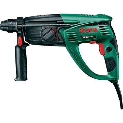 Bosch Bohrhammer PBH 2800 RE (Flachmeißel, Tiefenanschlag, Zusatzhandgriff, Koffer (720 W, Bohr-Ø Beton 26 mm))