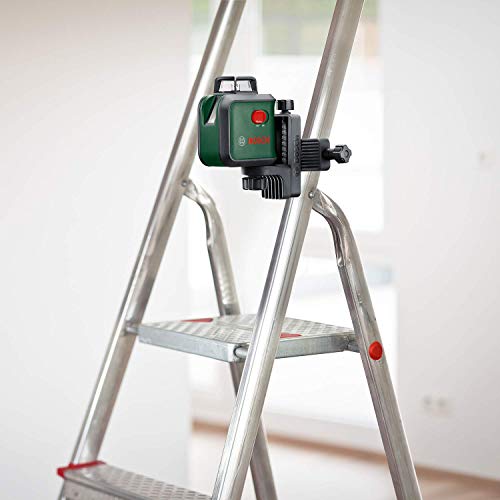 Bosch Universalklemme MM 3 (mit Klemmbereich 3–70 mm und Höhenverstellung bis 60 mm für schnelle und flexible Positionierung von Kreuzlinienlasern)