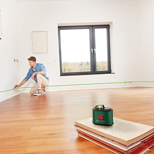 Bosch Kreuzlinienlaser UniversalLevel 360 (vertikale + horizintale Laserlinien inkl. 360° zum Ausrichten im ganzen Raum)