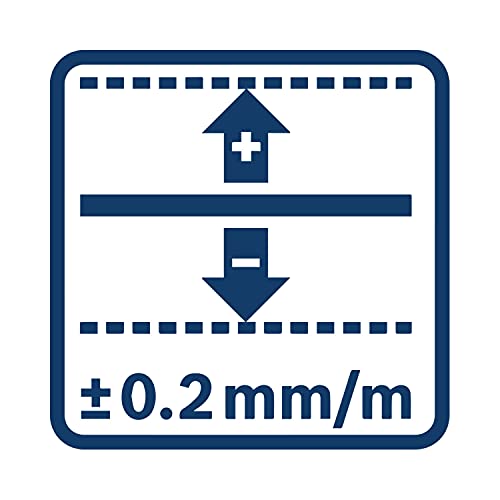 Bosch Professional Linienlaser GLL 3-80 (roter Laser, max. Arbeitsbereich: 30 m, 4x AA Batterie, im Handwerkerkoffer), Blau