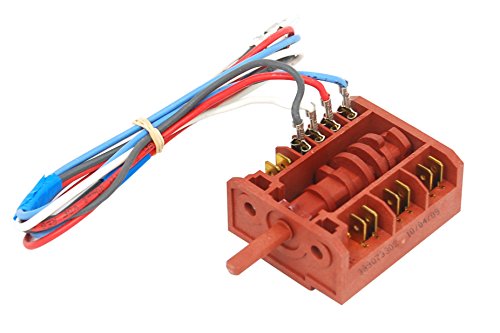 Electrolux 3116724000 Backofen und Herdzubehör/Knöpfe und Schalter/Kochfeld/Original-Ersatz Herd Schalter mit Verkabelung für Ihr Kochfeld/Dieser Teil/Zubehör eignet sich für verschiedene Marken