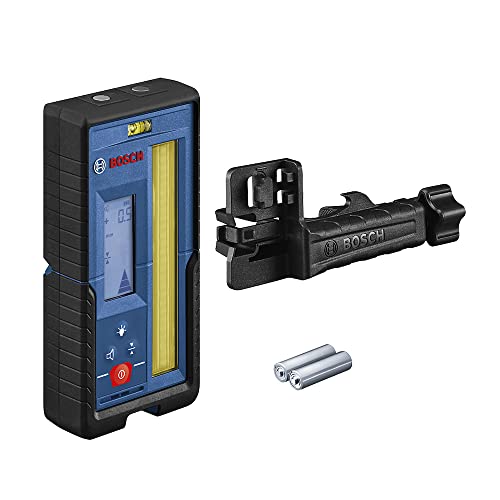 Bosch Professional Rotationslaser-Empfänger LR 45 (roter und grüner Laserstrahl, Empfängerhalterung RB 45, 2 AA-Batterien, Reichweite: bis 300 m Radius)