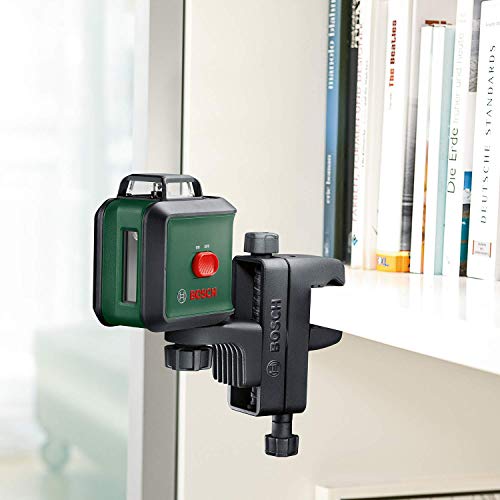 Bosch Universalklemme MM 3 (mit Klemmbereich 3–70 mm und Höhenverstellung bis 60 mm für schnelle und flexible Positionierung von Kreuzlinienlasern)