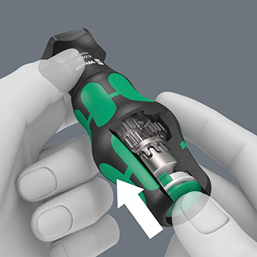 Wera '05057482001 Kraftform Kompakt Turbo 1 Getriebe-Schraubendreher-Satz, 19-teilig