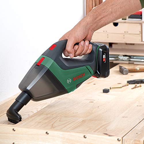 Bosch Home and Garden Akku Staubsauger UniversalVac 18 (ohne Akku, 18 Volt Sytem, im Karton), Grün