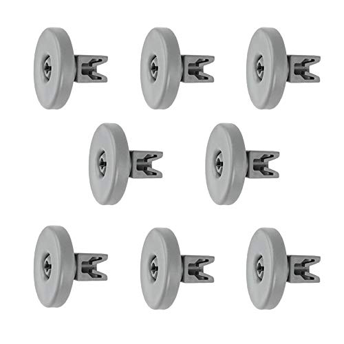 2 X 8 Korbrollen Geschirrspüler Compatibel mit Zanussi Spülmaschine ZDI110X ZDI6053W ZDI101