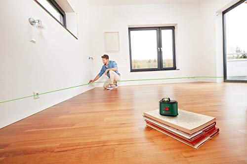 Bosch Kreuzlinienlaser UniversalLevel 360 mit Premium-Stativ und Universalklemme MM 3 (vertikale + horizintale Laserlinien inkl. 360° zum Ausrichten im ganzen Raum)