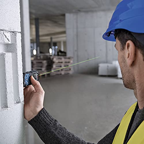 Bosch Professional Laser-Entfernungsmesser GLM 50-27 CG (grüner Laser, Reichweite: bis 50 m, robust, IP65, Bluetooth-Datenübertragung, 2 AA-Batterien, Schlaufe, Tasche)