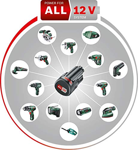 Bosch Bohrschrauber EasyDrill 1200 (2 Akkus 1,5 Ah, 38 Schrauberbits, 12-Volt-System, im Handwerkerkoffer)