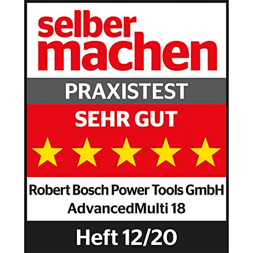 Bosch Akku Multifunktionswerkzeug AdvancedMulti 18 (1 Akku, 18 Volt System, im Koffer)