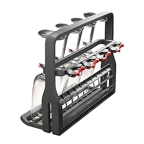Universal Geschirrspüler Wein Glas Korb Rack (8 Gläser)