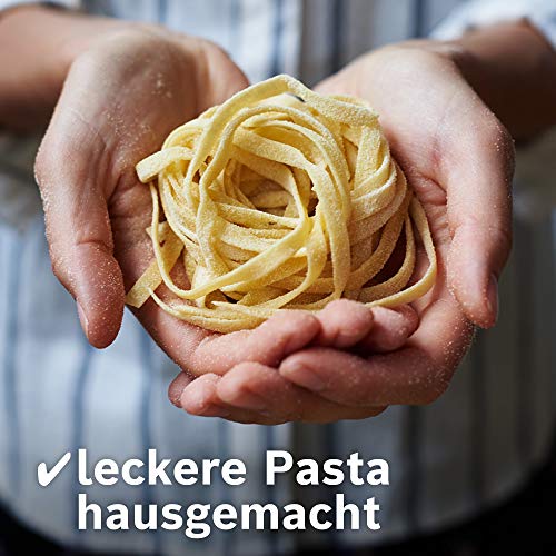 Bosch PastaPassion-Set MUZ5PP1, 2 Pastawalzen für Lasagne in 9 verschiedenen Stärken, Nudelplatten und Tagliatelle, Edelstahl, passend für MUM 5 und MUM Serie 2
