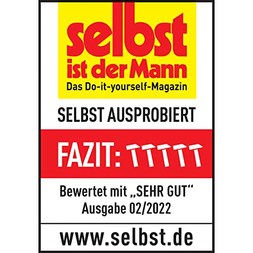 Bosch Akku Nass- und Trockensauger AdvancedVac 18V-8 (ohne Akku, 18 Volt System, mit Zubehörset, im Karton), Testnote: sehr gut (Magazin: selbst ist der Mann)