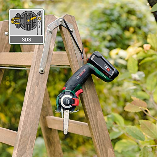 Bosch Home and Garden Akku-NanoBlade-Säge AdvancedCut 18 (Farbe: Schwarz, Grün, Rot, Silber, 1x Akku, NanoBlade-Technologie, 18 Volt System, im Koffer)
