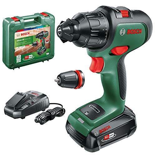 Bosch Akku Schlagbohrmaschine AdvancedImpact 18 (1 Akku, 18 Volt System, im Handwerkerkoffer)