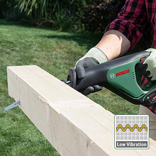 Bosch Akku Säbelsäge AdvancedRecip 18 (2,5 Ah Akku, 18 Volt System, im Karton), Testnote: sehr gut (Magazin: selber machen)
