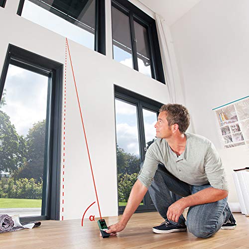 Bosch Laserentfernungsmesser PLR 50 C (Distanz bis 50m präzise messen, Touch-Display, Messfunktionen mit integrierter Hilfe)
