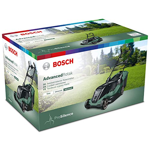 Bosch Rasenmäher AdvancedRotak 750 (1700 Watt, Schnittbreite: 44 cm, Rasenflächen bis 750 m², im Karton)