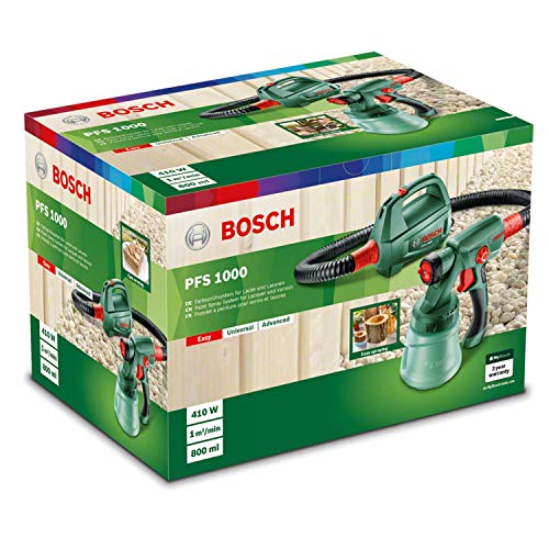 Bosch Home and Garden elektrisches Farbsprühsystem PFS 1000 (für Holzfarbe, im Karton)