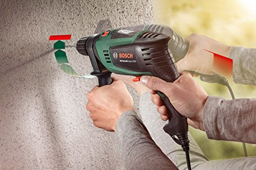 Bosch Home and Garden Schlagbohrmaschine UniversalImpact 800 (800 Watt, Koffer), Schwarz/Grün