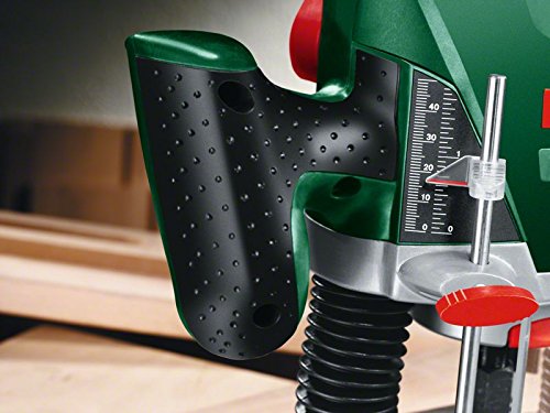 Bosch Oberfräse POF 1200 AE (1200 Watt, inkl. Zubehör für präzise Holzbearbeitung, für unterschiedliche Holzarten)