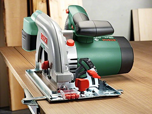 Bosch Kreissäge PKS 66 A (Präzises Sägen in Holz, 1600 Watt, max. Schnitttiefe 66 mm, im Karton)