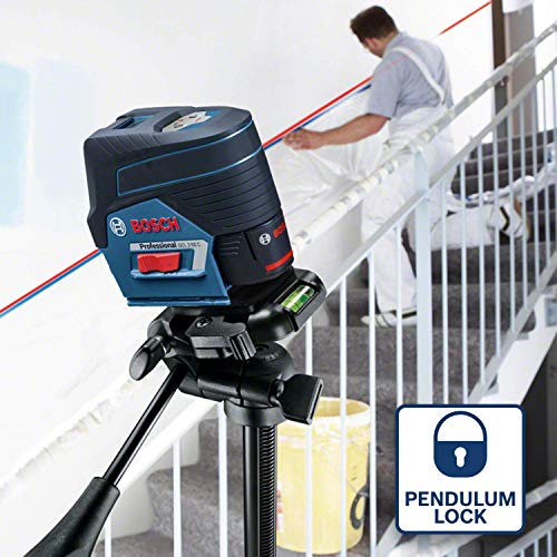 Bosch Professional 12V System Linienlaser GCL 2-50 C (Ohne Akku und Ladegerät, roter Laser, Innenbereich, mit App-Funktion, Halterung, Klammer, Arbeitsbereich: bis 20 m, in L-BOXX)
