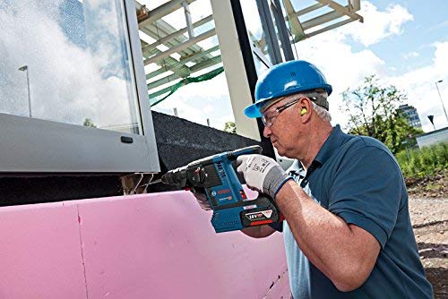 Bosch Professional 18V System Akku Bohrhammer GBH 18 V-26 F (inkl. 2x5.0Ah Akku, Schnellladegerät GAL 1880 CV, Schnellwechselbohrfutter 13 mm, Wechselfutter SDS plus, in L-BOXX 136)