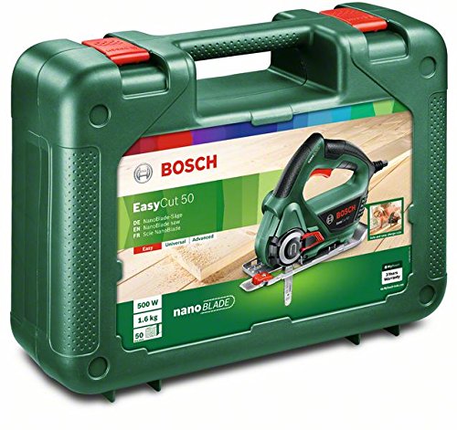 Bosch Säge EasyCut 50 (500 Watt, NanoBlade Technologie, im Koffer)