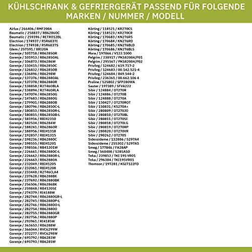 Thermostat Original gorenje 103439 Danfoss 077B6886 für Kühlschrank mit innerer Gefrierfachtüre RBI RB RB6298W RVC6298W RB6258OC RB6284W RB6285W RB6283W R2746CLA4 RB6288OA RI4188W RB6288OO RI4185W uvm