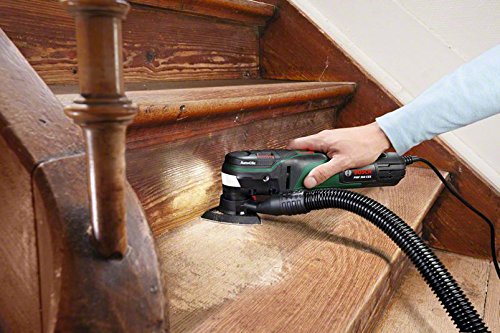 Bosch Multifunktionswerkzeug PMF 350 CES (350 Watt, für Starlock und Starlock Plus Zubehör, im Koffer) Schwarz, Grün