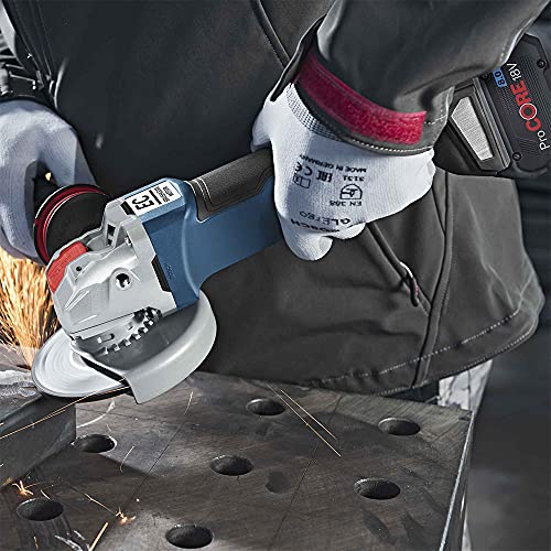 Bosch Professional 18V System Akku Winkelschleifer GWX 18V-10 PC (mit X-LOCK, Leerlaufdrehzahl: 4.500 - 9.000 min-1, Scheiben-Ø: 125mm, ohne Akkus und Ladegerät, in L-BOXX 136)