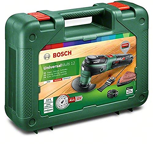 Bosch Akku Multifunktionswerkzeug UniversalMulti 12 (1 Akku, 12 Volt System, im Koffer)