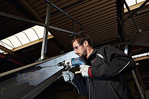 Bosch Professional Bohrmaschine GBM 13-2 RE (inkl. Zahnkranzbohrfutter 1,5-13mm, Zusatzhandgriff, Tiefenanschlag 210 mm, Karton)
