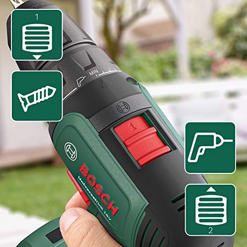 Bosch Akkuschrauber UniversalDrill 18V (2 Akkus, 18 Volt System, im Koffer)