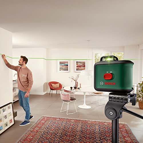 Bosch Kreuzlinienlaser UniversalLevel 360 (vertikale + horizintale Laserlinien inkl. 360° zum Ausrichten im ganzen Raum)