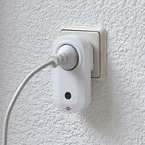 Brennenstuhl Funkschalt-Set RC CE1 3001, 3er Funksteckdosen Set (mit Handsender und erhöhtem Berührungsschutz) weiß