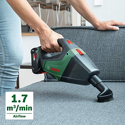 Bosch Home and Garden Akku Staubsauger UniversalVac 18 (ohne Akku, 18 Volt Sytem, im Karton), Grün