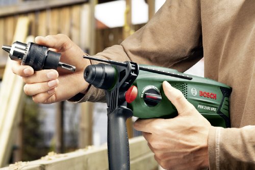 Bosch Bohrhammer PBH 2100 SRE (550 Watt, mit SDS-Adapterbohrfutter, im Koffer)